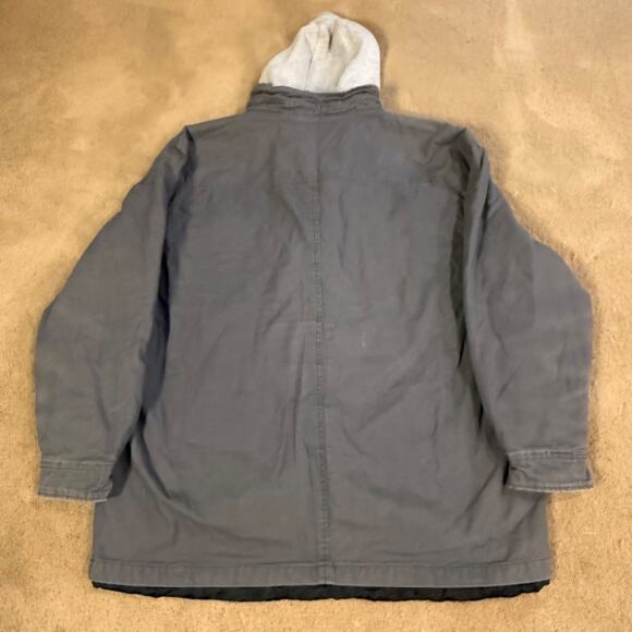 Vintage Dickies Jacket Chore Barn Coat Canvas Quilted Work Jacket Gray Size 3XL - Picture 2 of 11